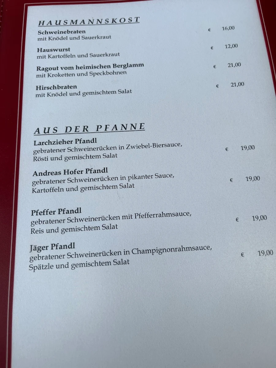 Speisekarte photo 6