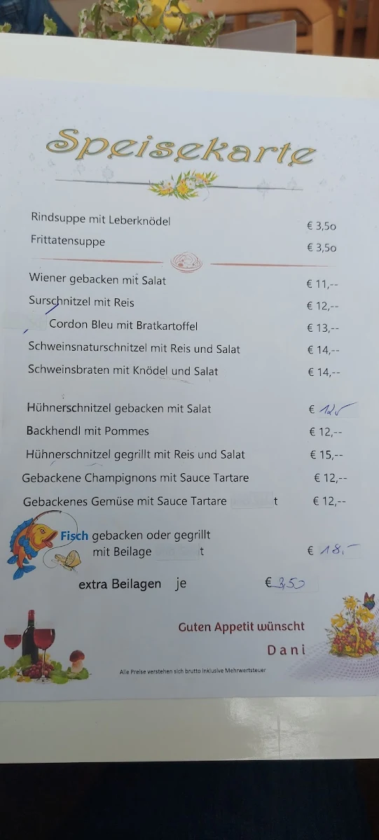 Speisekarte photo 1