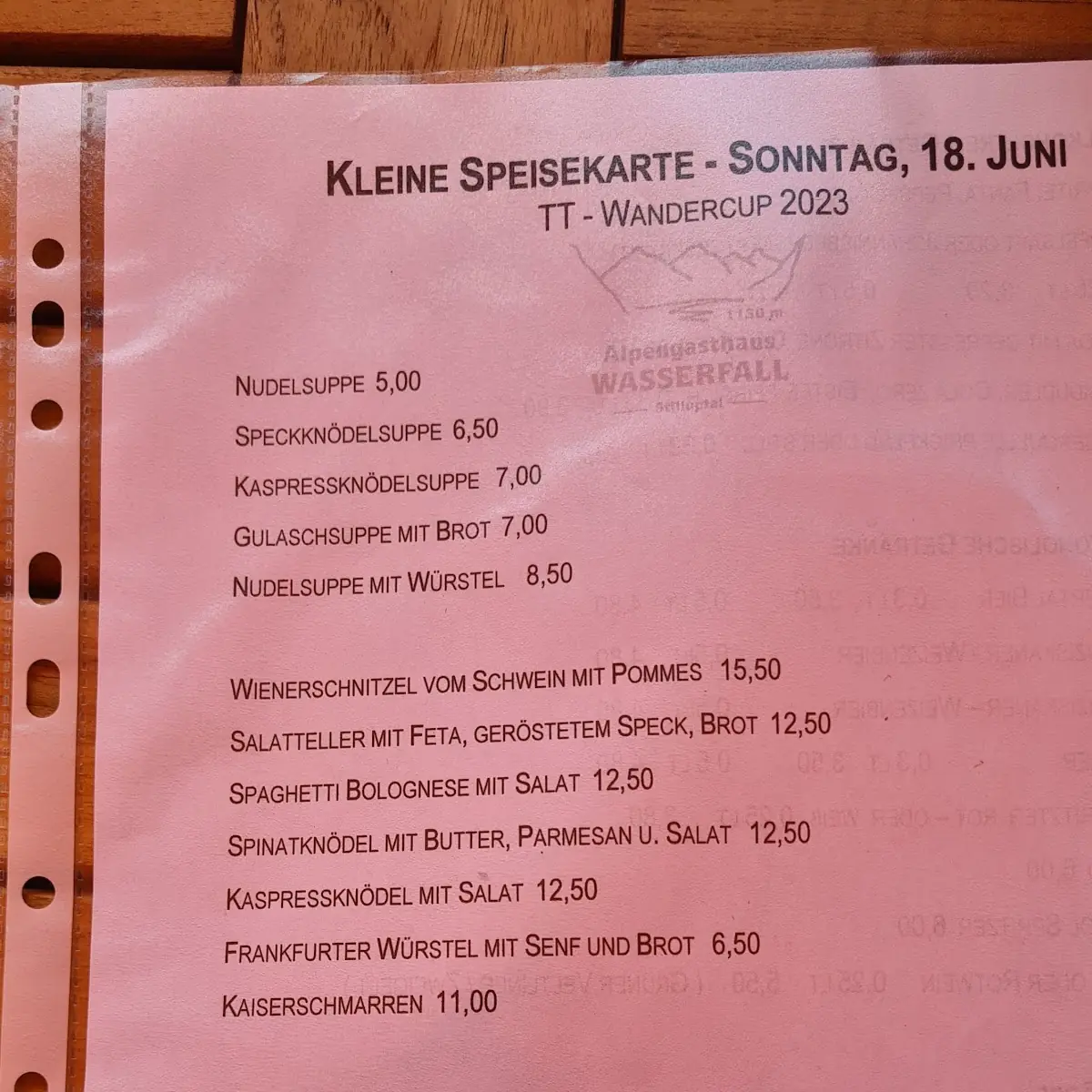 Speisekarte photo 4