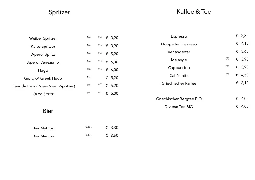 Speisekarte photo 10