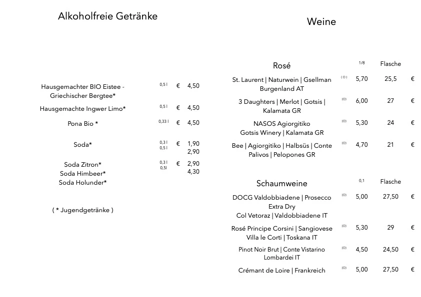 Speisekarte photo 9