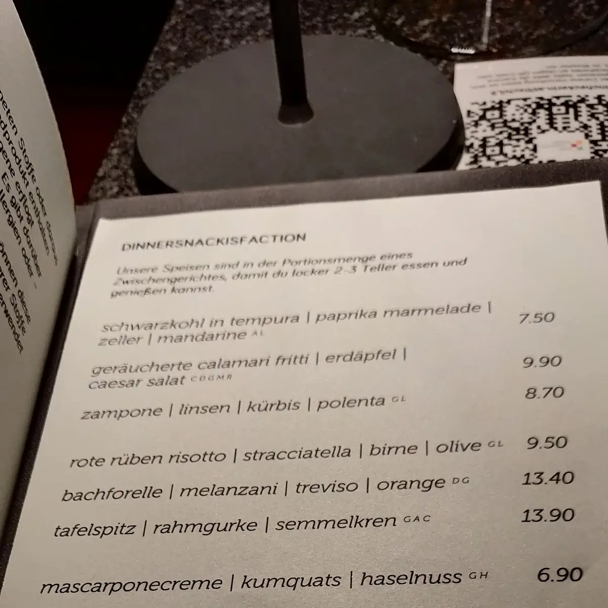 Speisekarte photo 7