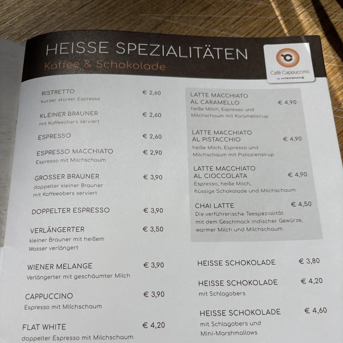 Speisekarte photo 2