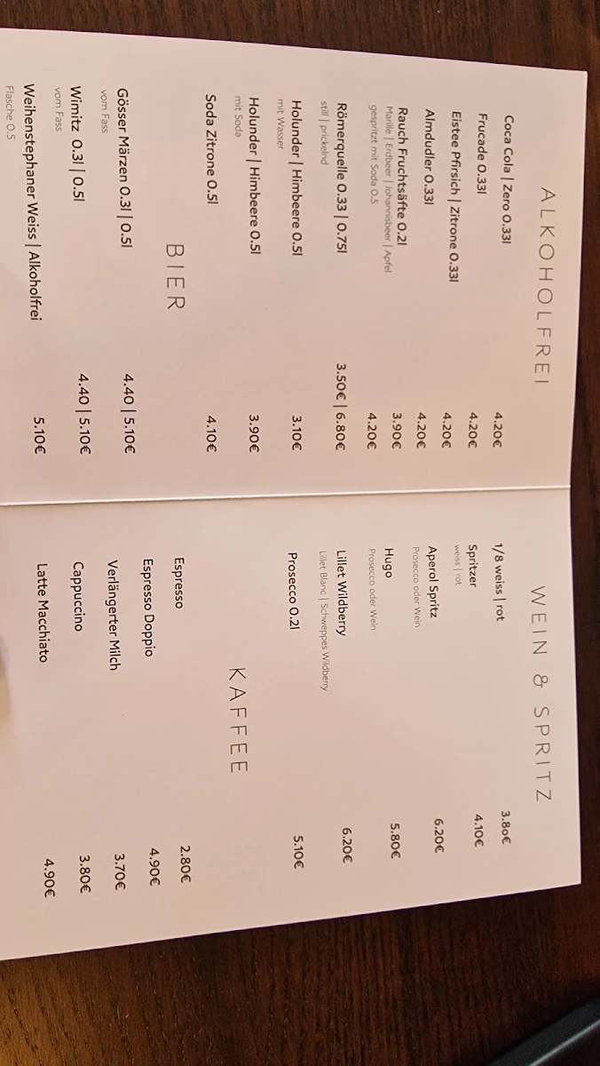 Speisekarte photo 10