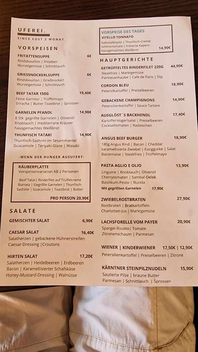 Speisekarte photo 3