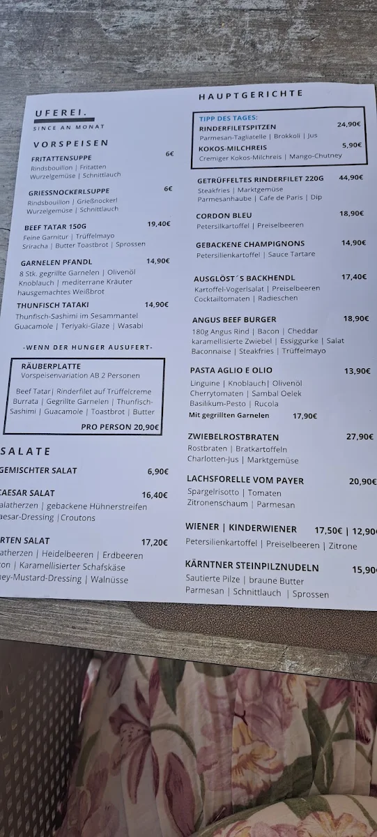 Speisekarte photo 8