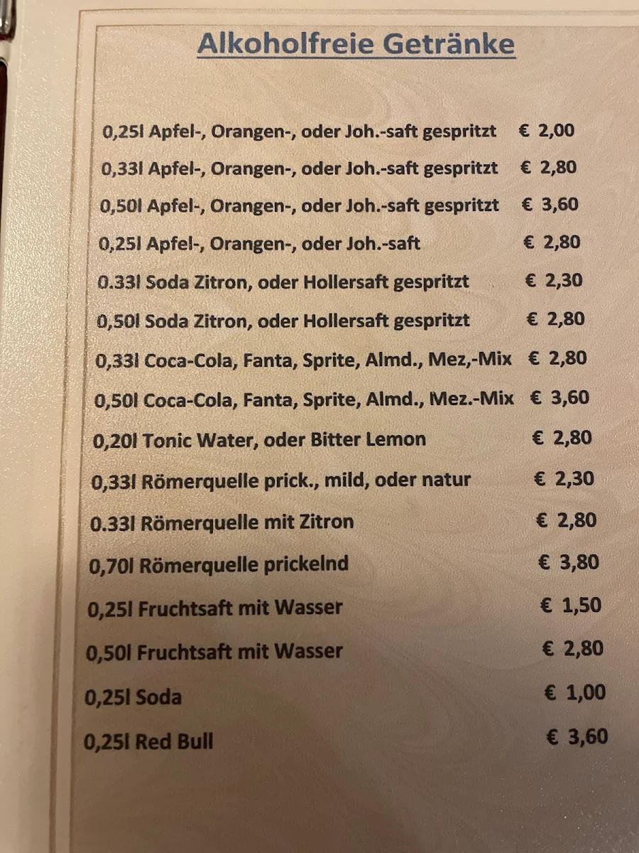 Speisekarte photo 2