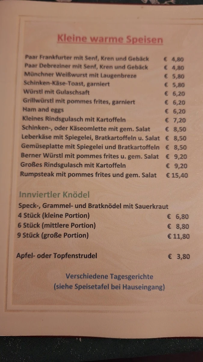 Speisekarte photo 5