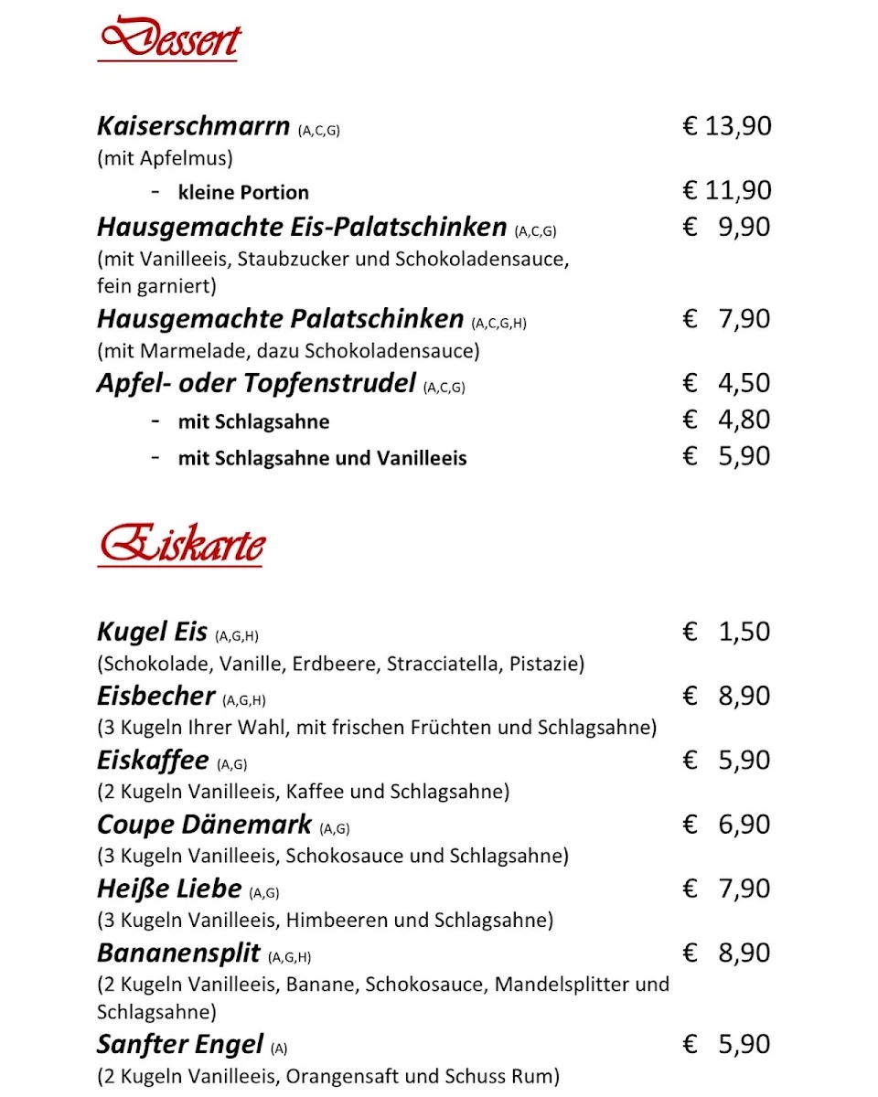 Speisekarte photo 1