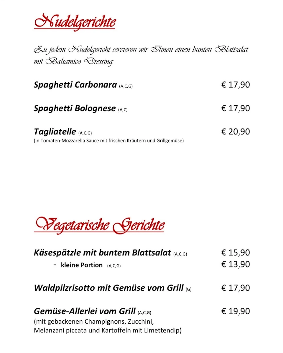 Speisekarte photo 4