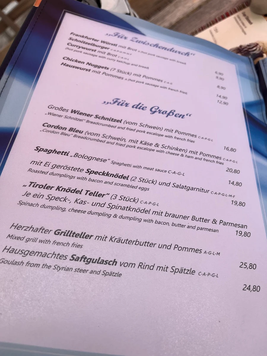 Speisekarte photo 3