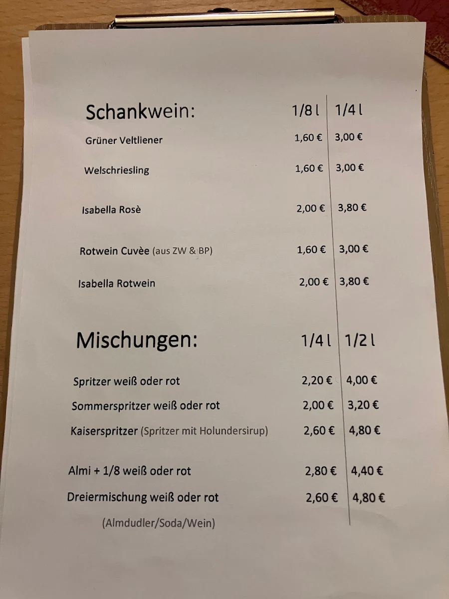 Speisekarte photo 2