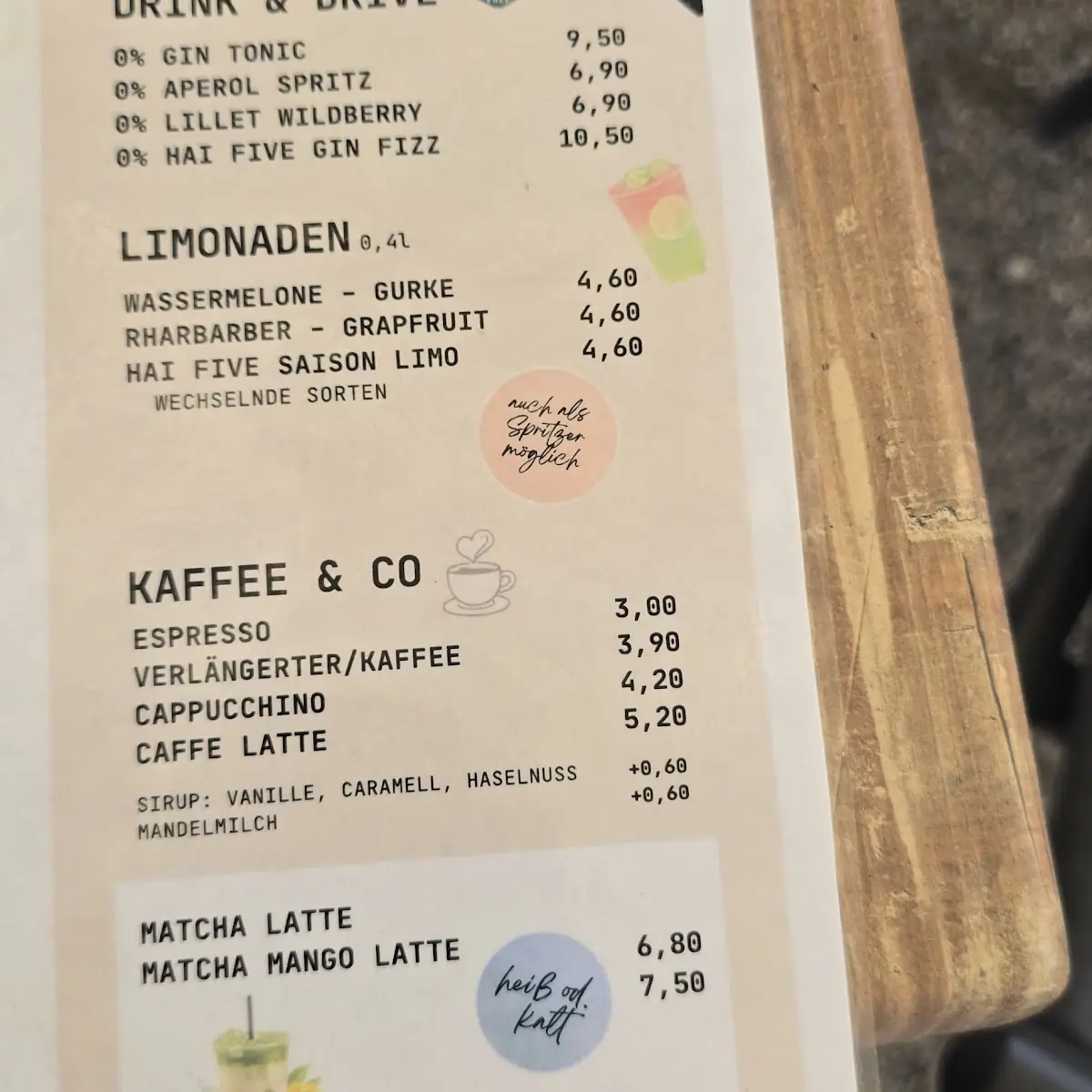 Speisekarte photo 2
