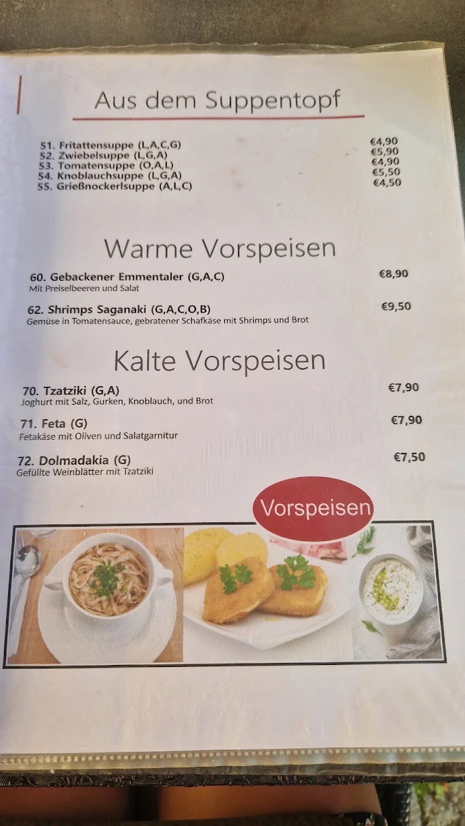 Speisekarte photo 1