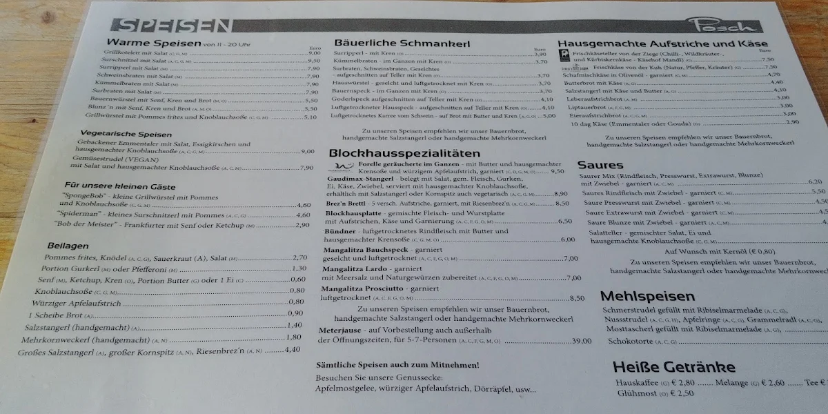 Speisekarte photo 3
