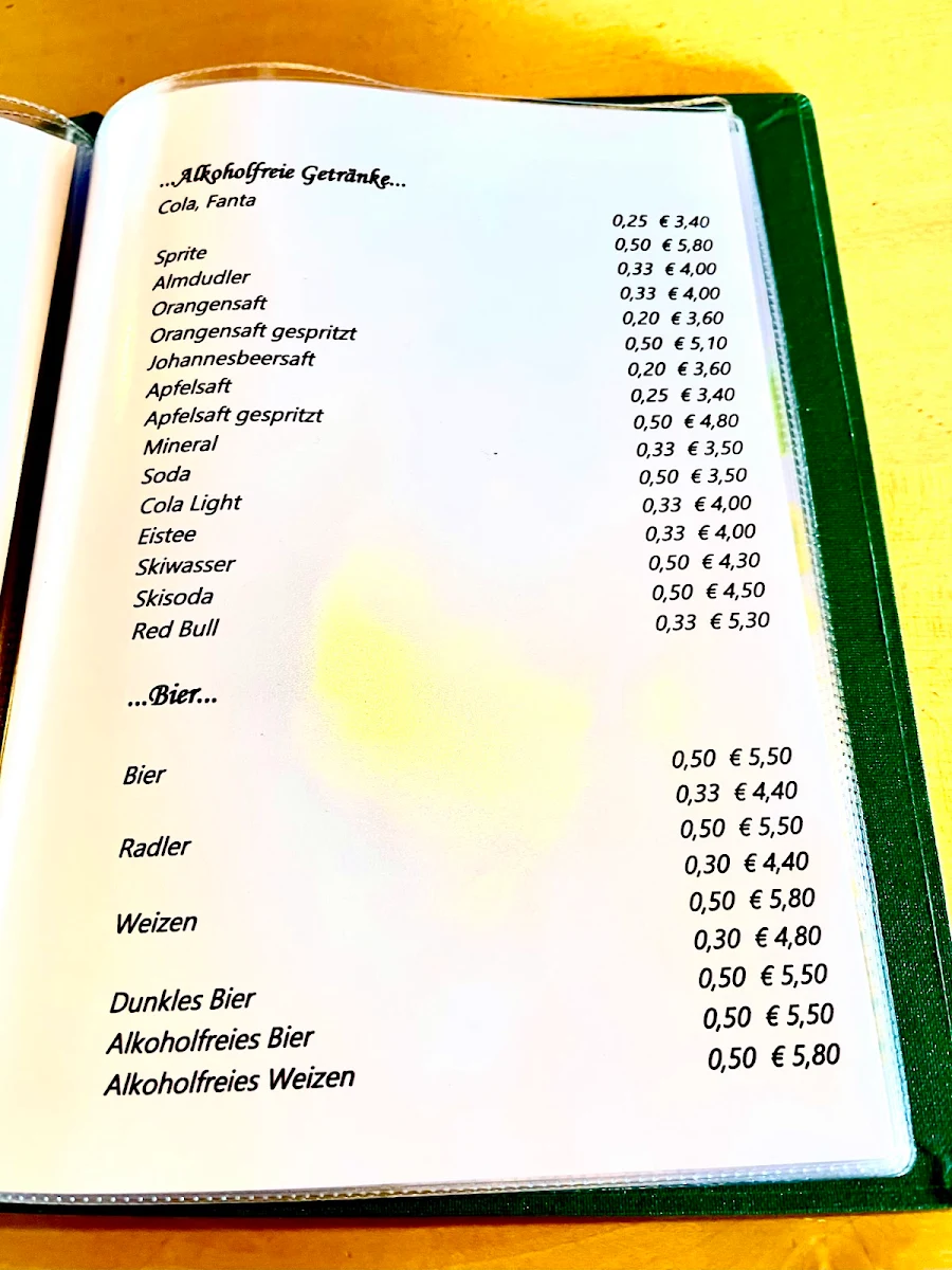 Speisekarte photo 1