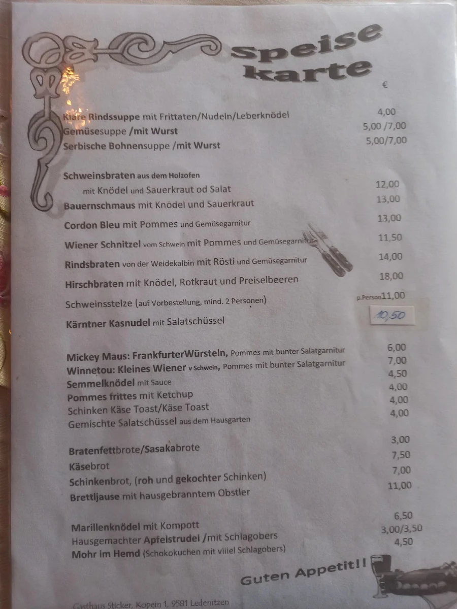 Speisekarte photo 5