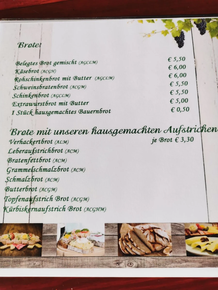 Speisekarte photo 1