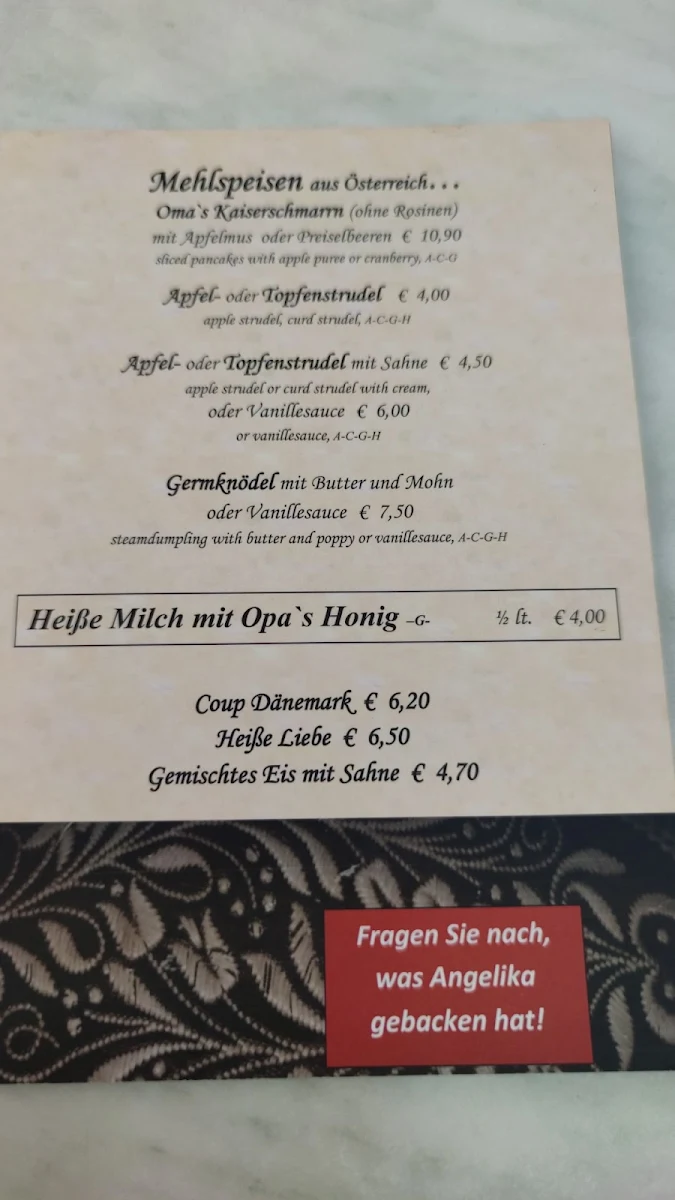 Speisekarte photo 4