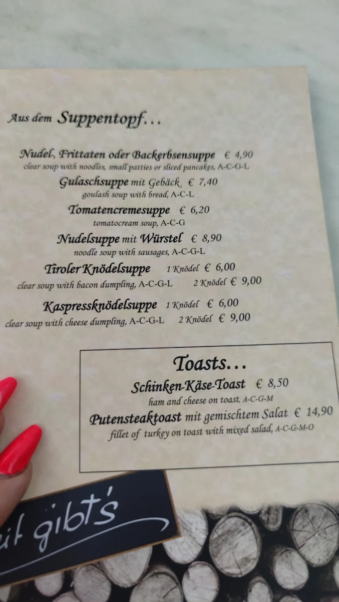 Speisekarte photo 9