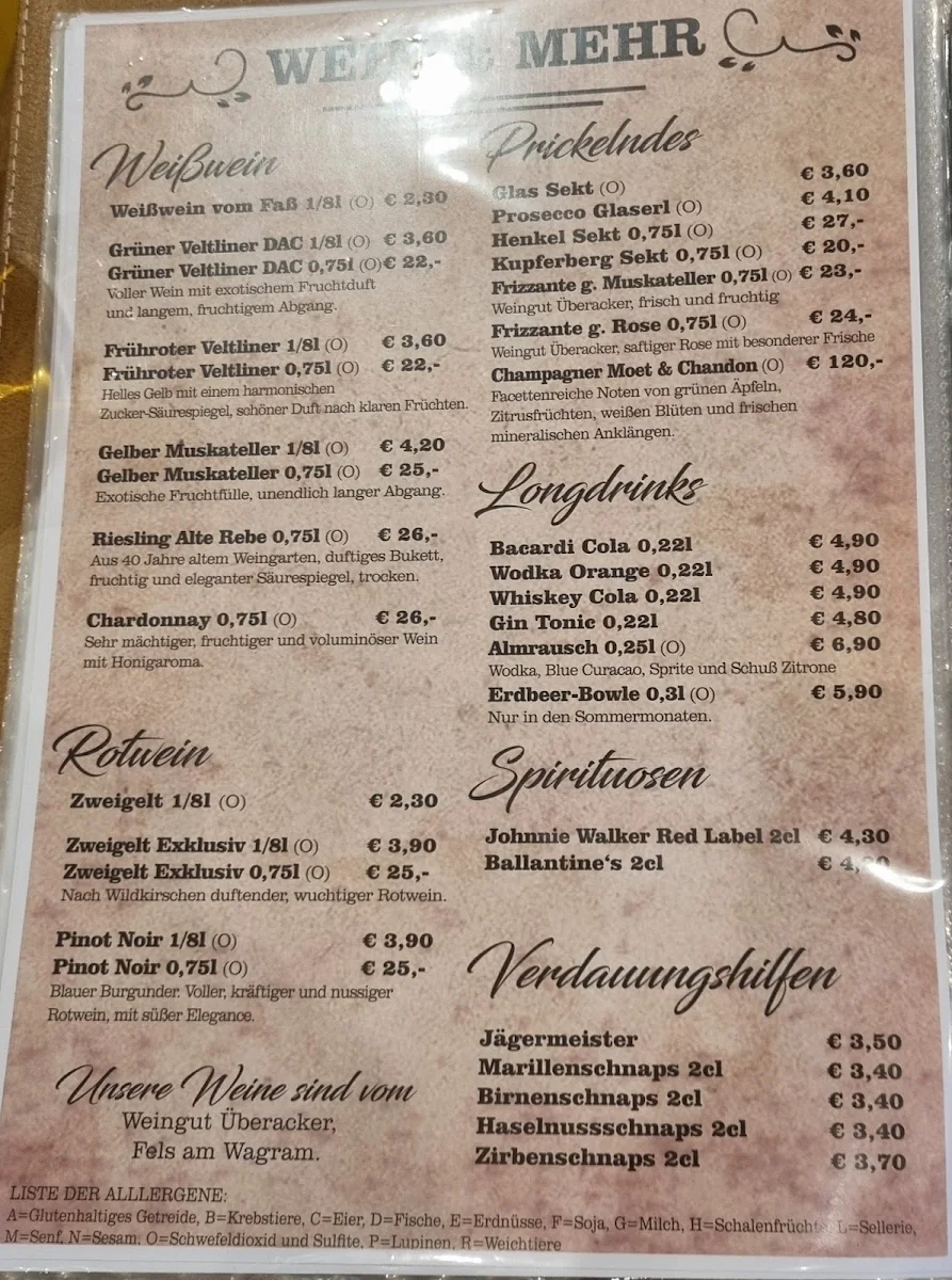 Speisekarte photo 1