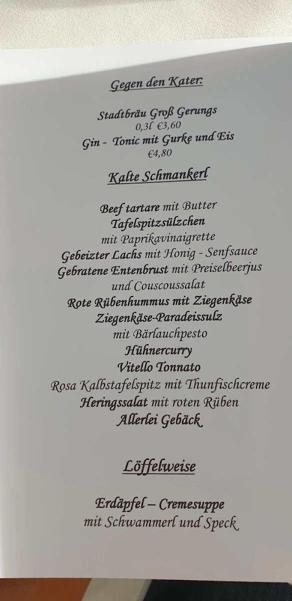 Speisekarte photo 1