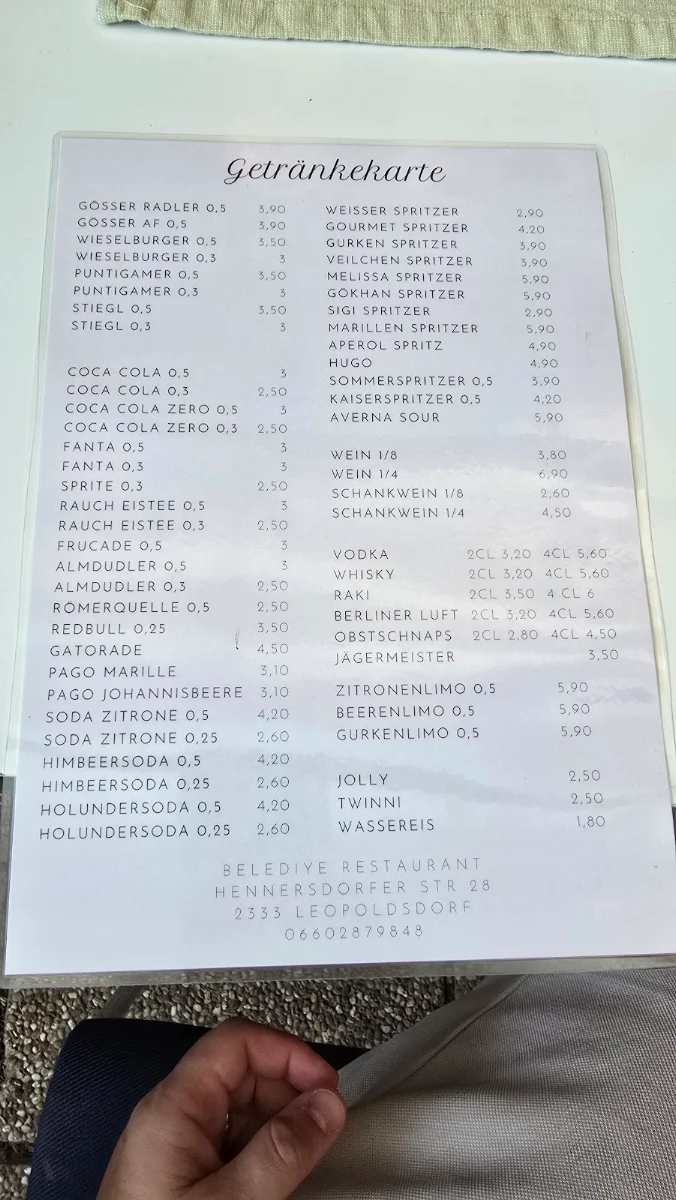 Speisekarte photo 1