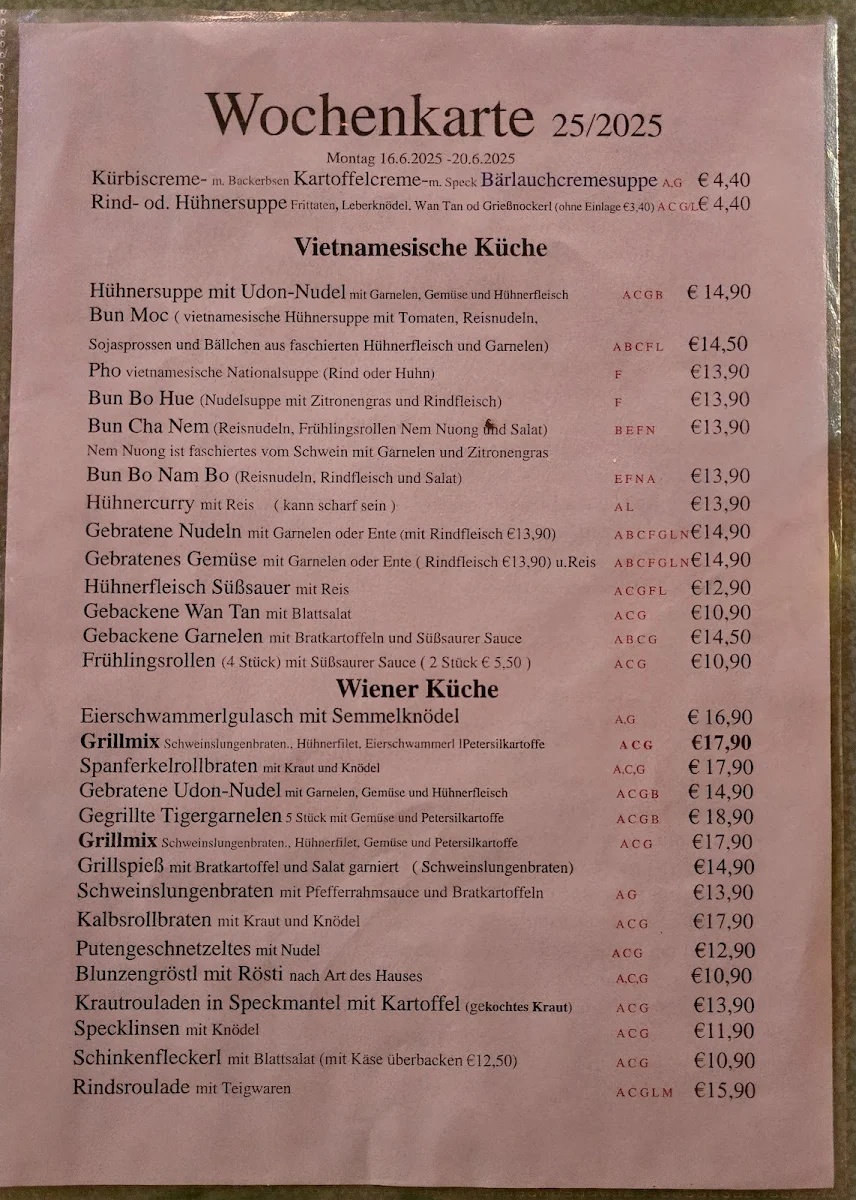 Speisekarte photo 1