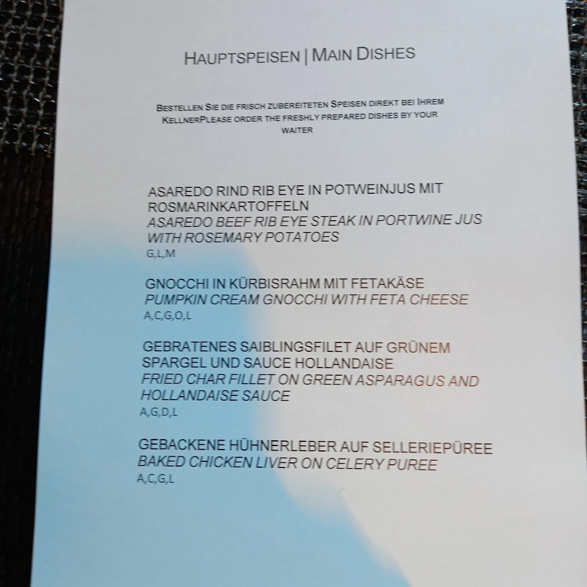 Speisekarte photo 9