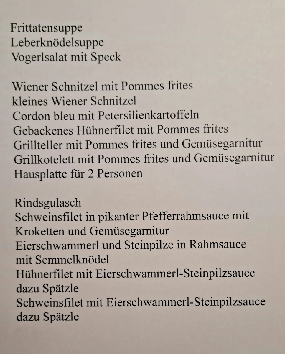 Speisekarte photo 4