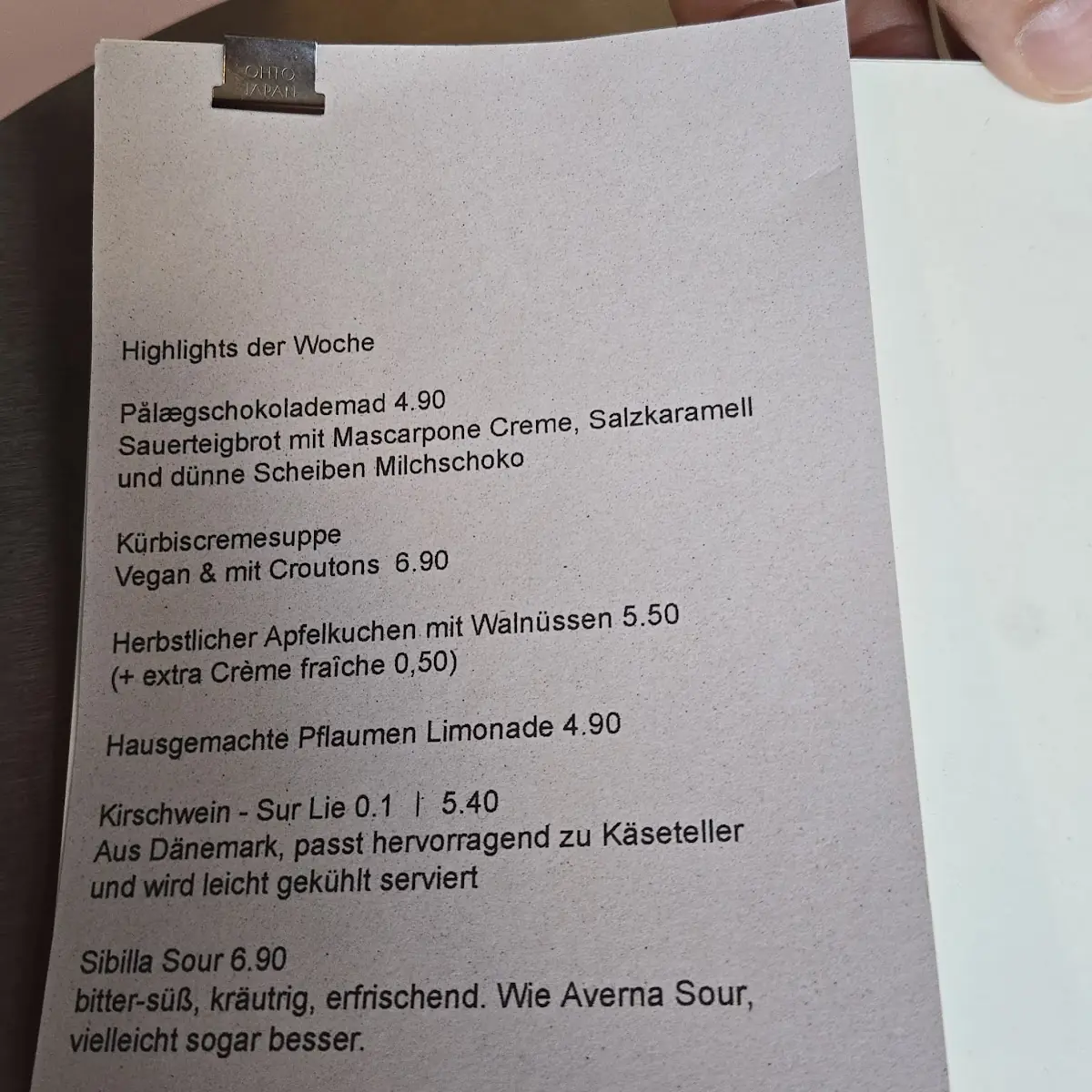 Speisekarte photo 6