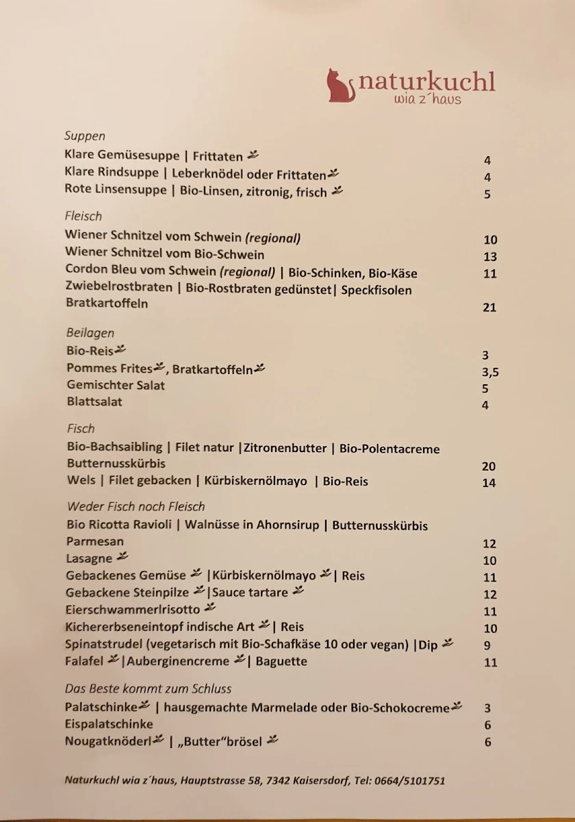 Speisekarte photo 4