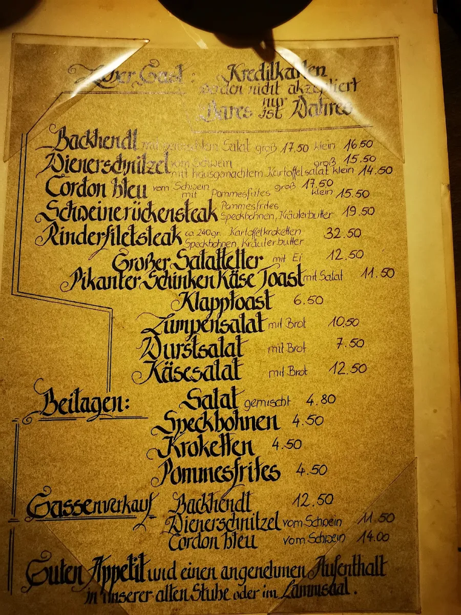 Speisekarte photo 2