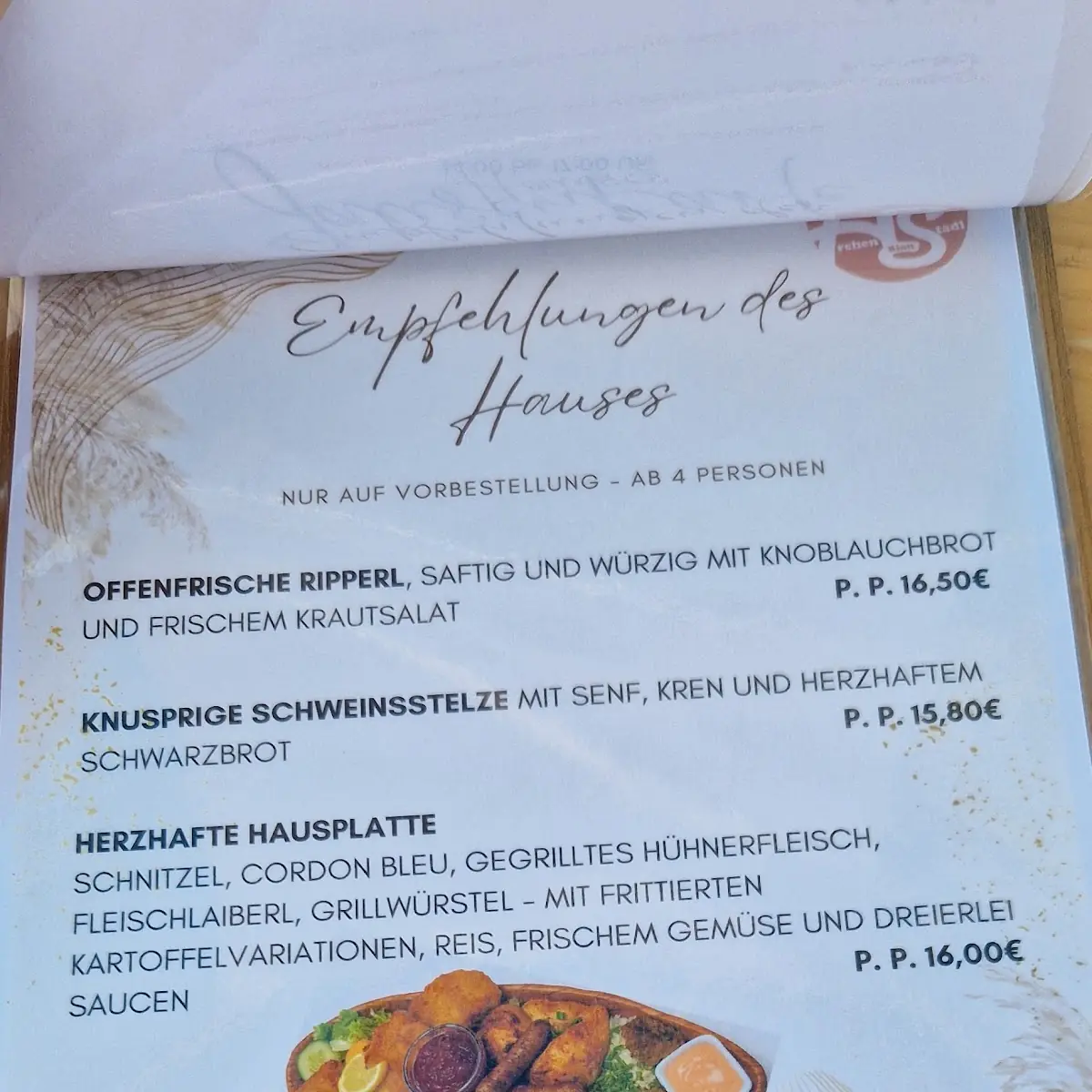 Speisekarte photo 5