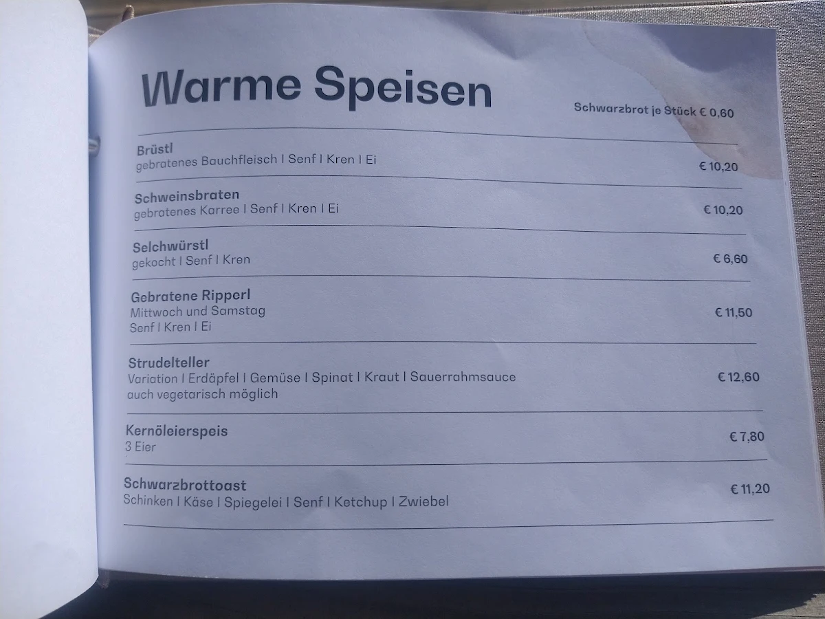Speisekarte photo 1