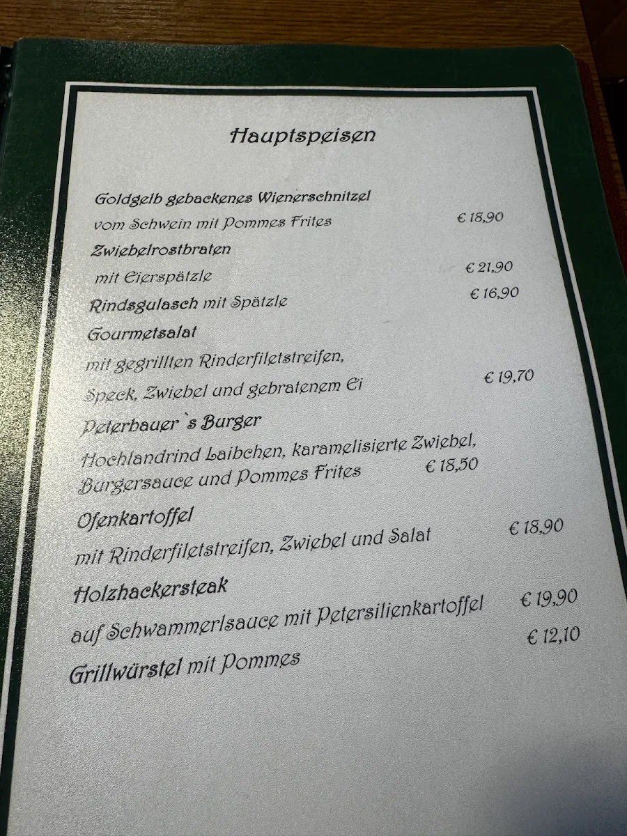 Speisekarte photo 2