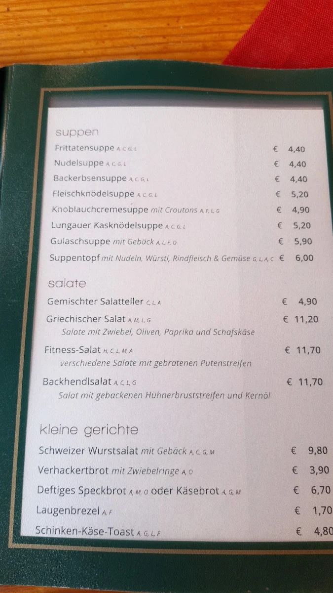 Speisekarte photo 8