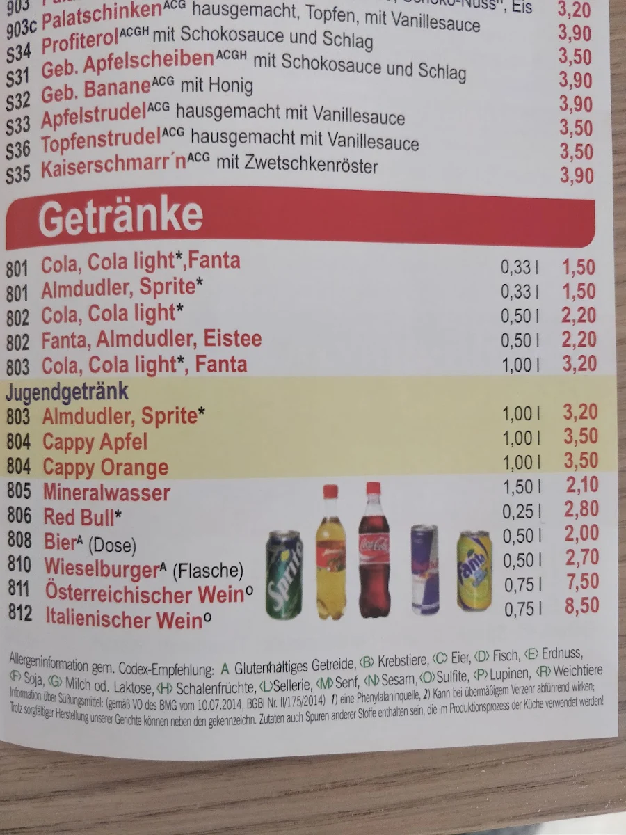 Speisekarte photo 4