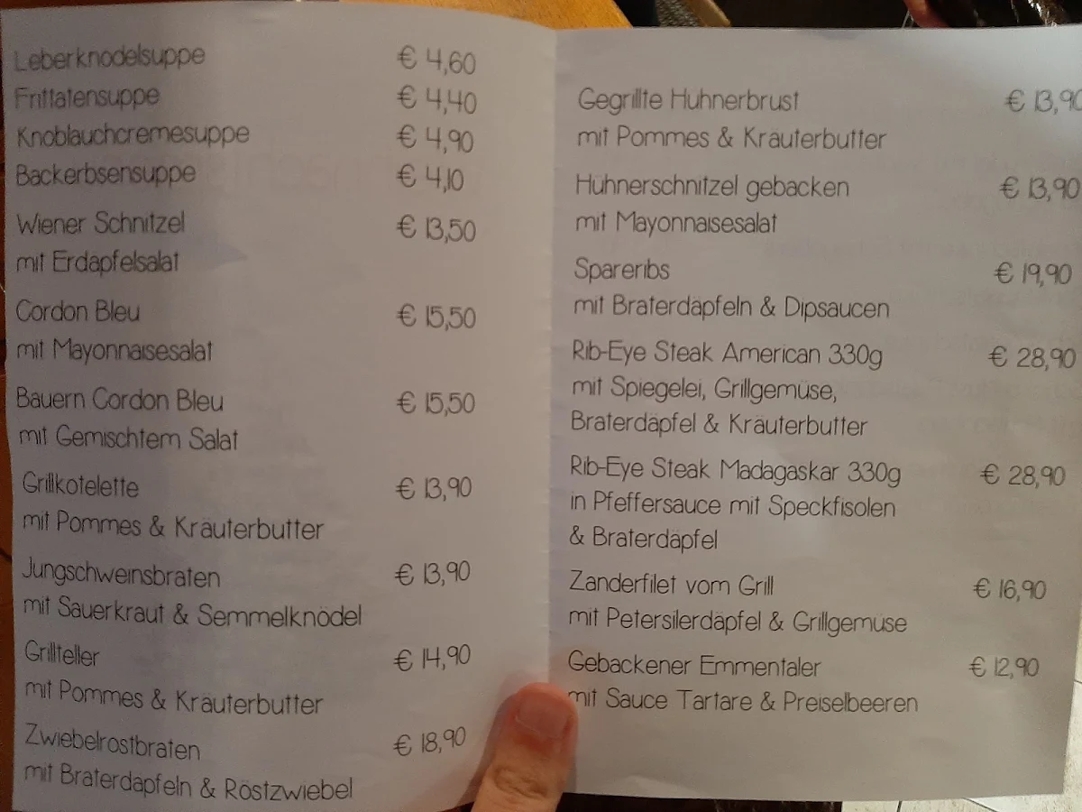 Speisekarte photo 4