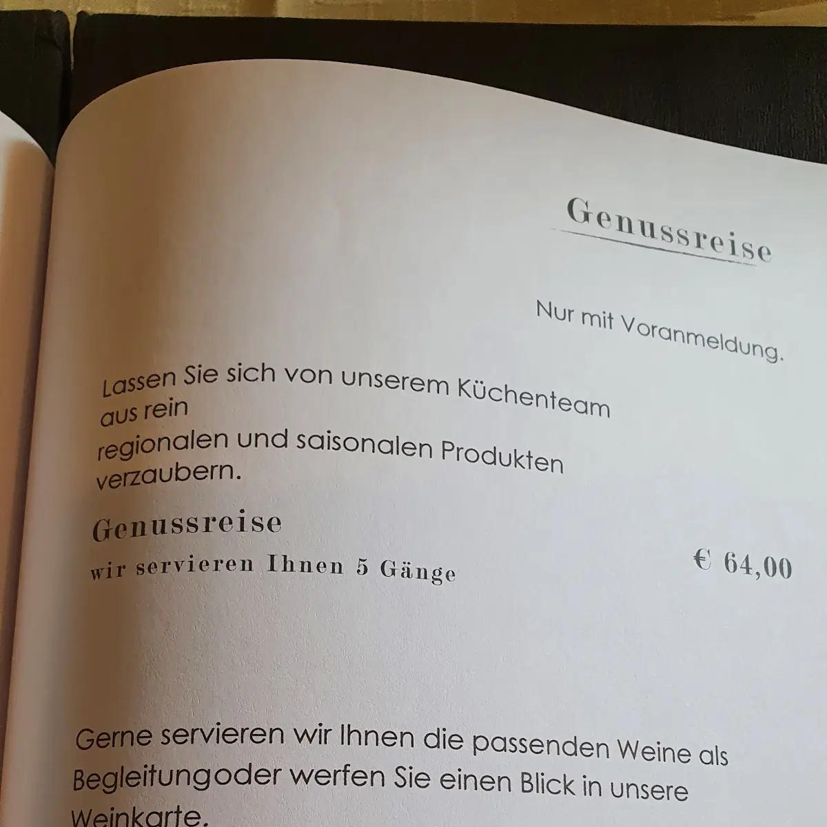 Speisekarte photo 2