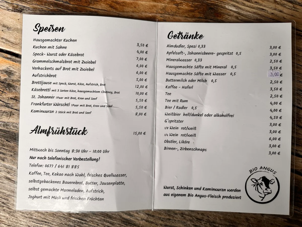 Speisekarte photo 1