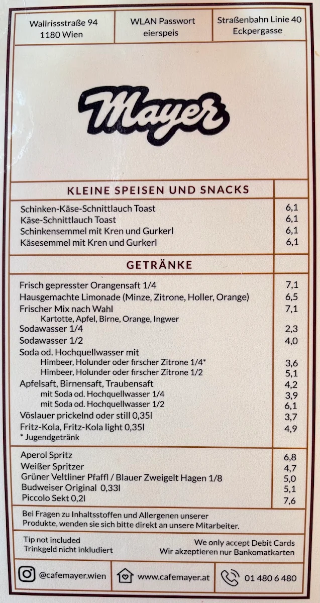 Speisekarte photo 2