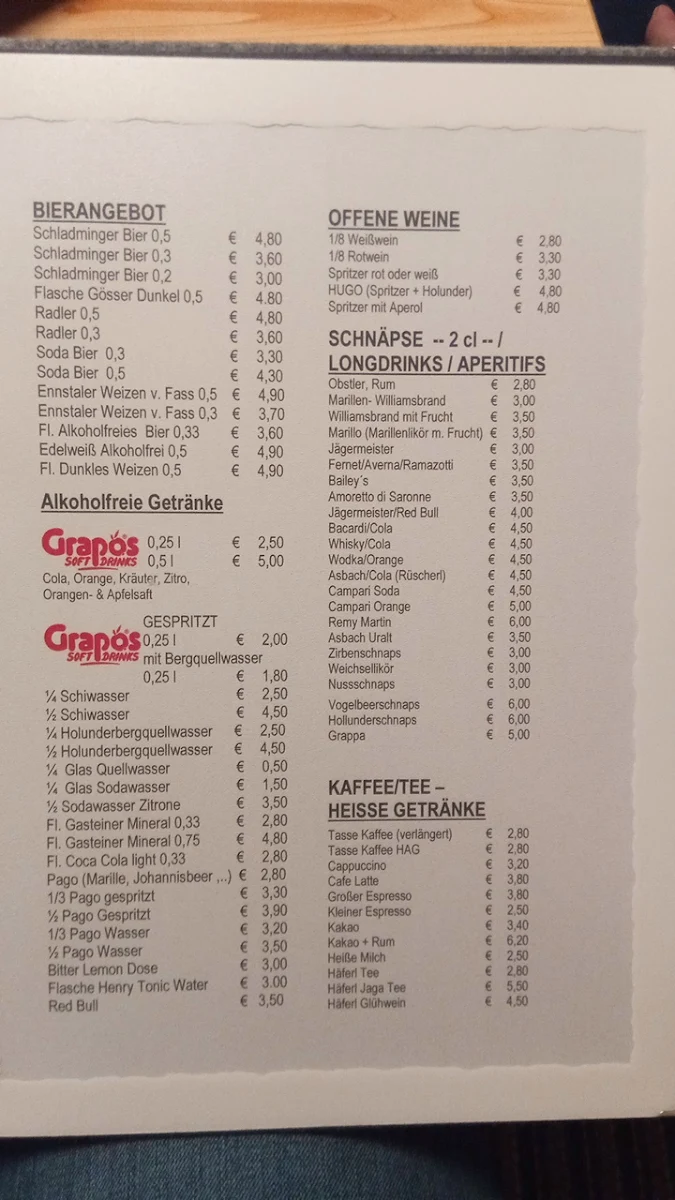 Speisekarte photo 5