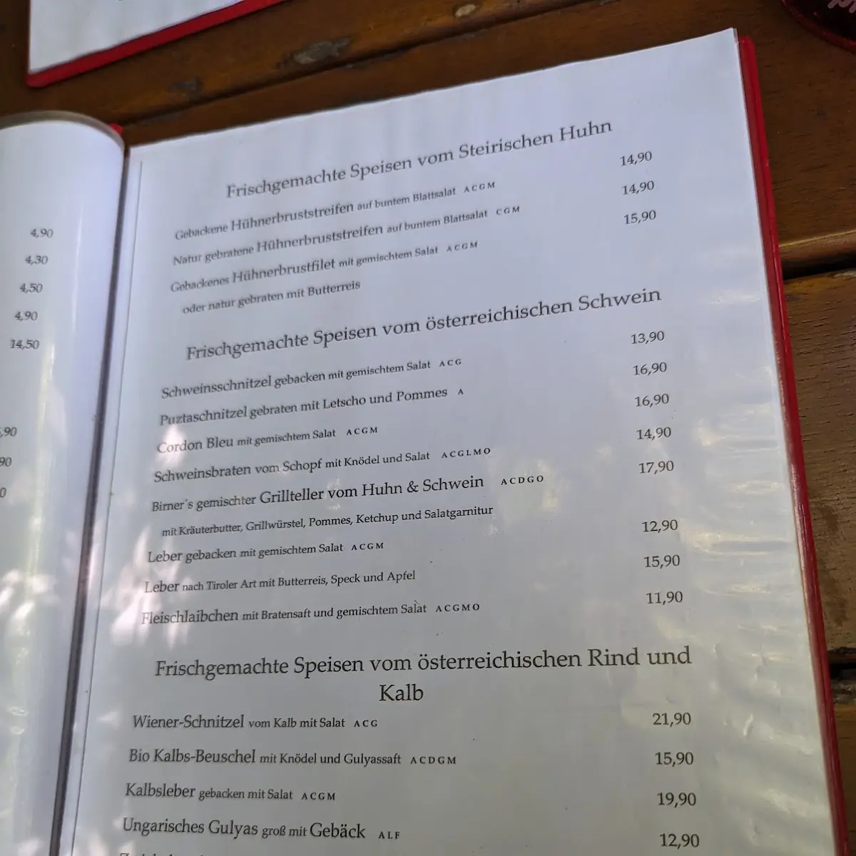Speisekarte photo 8