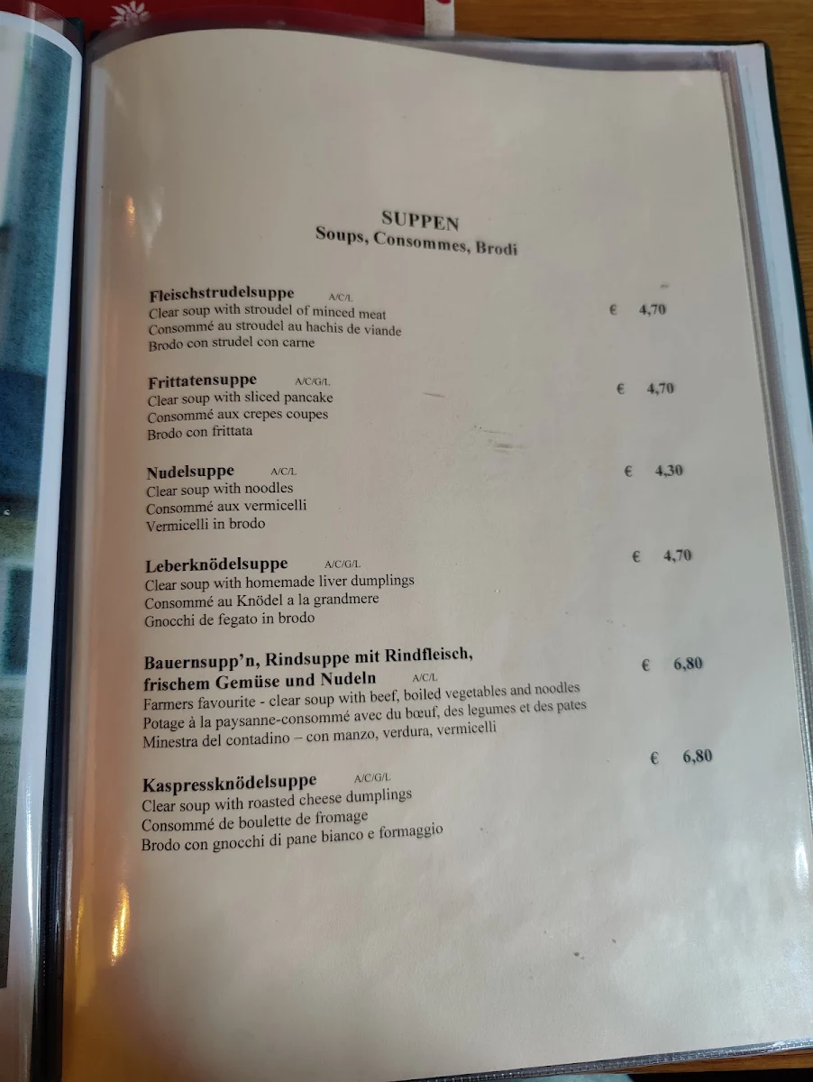 Speisekarte photo 9