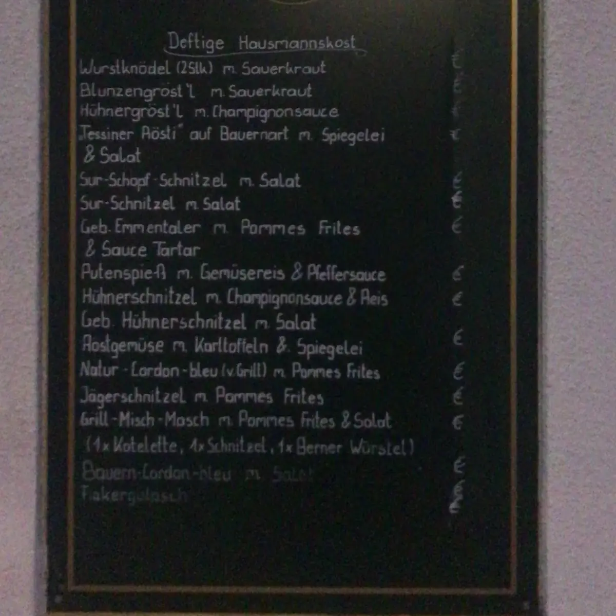 Speisekarte photo 5