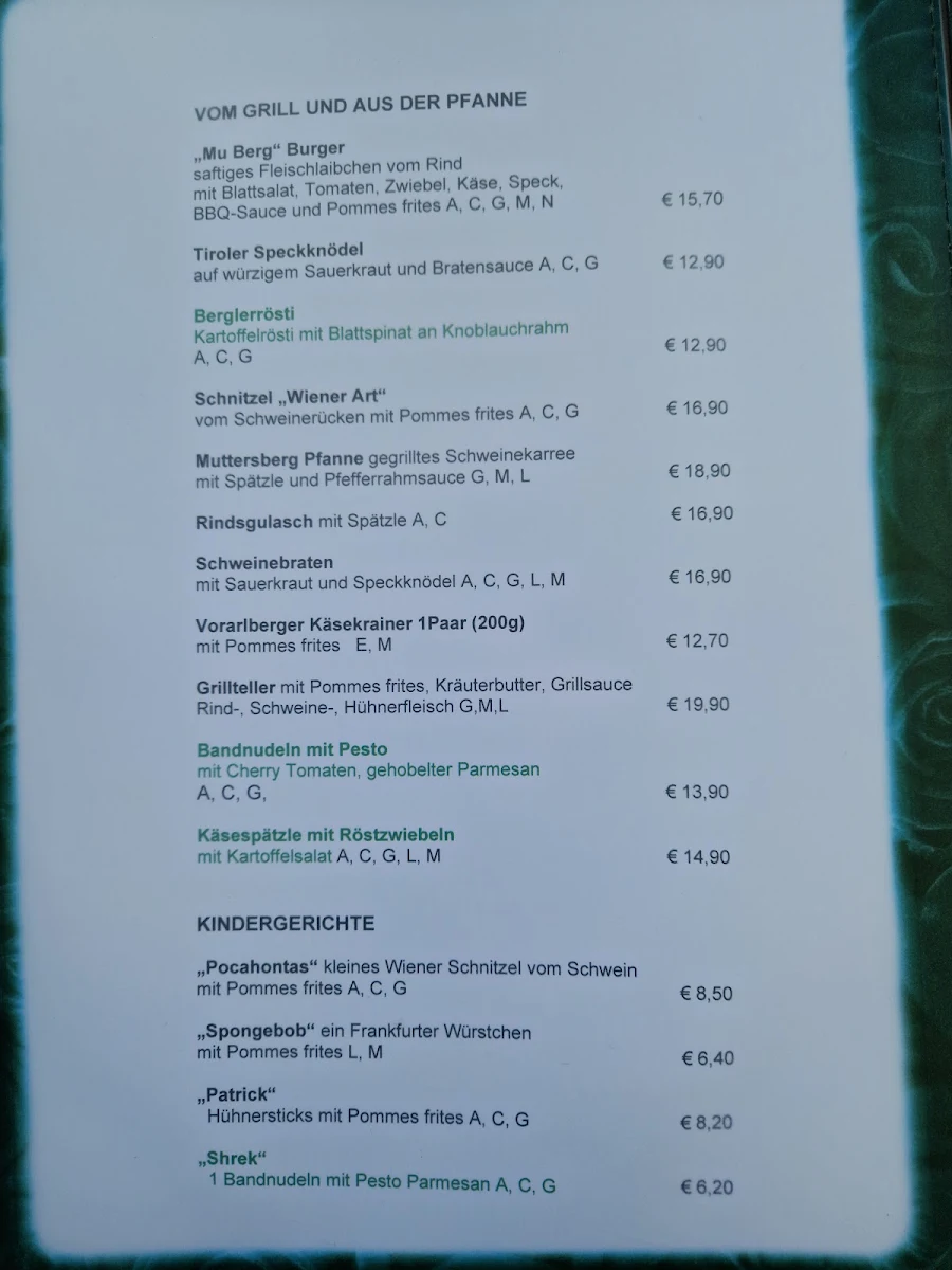 Speisekarte photo 4