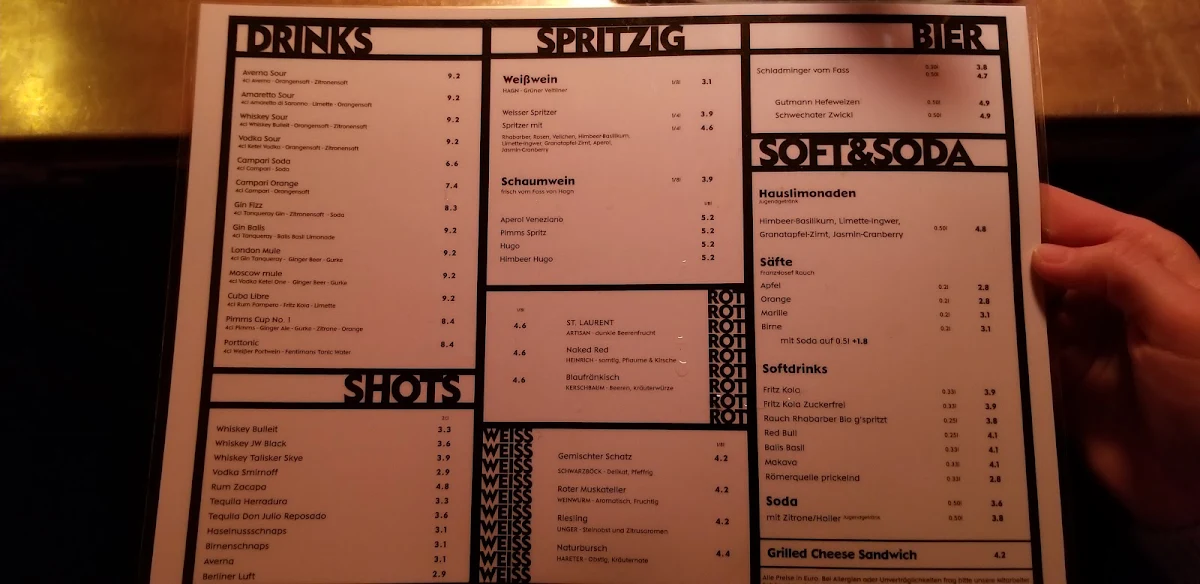 Speisekarte photo 1