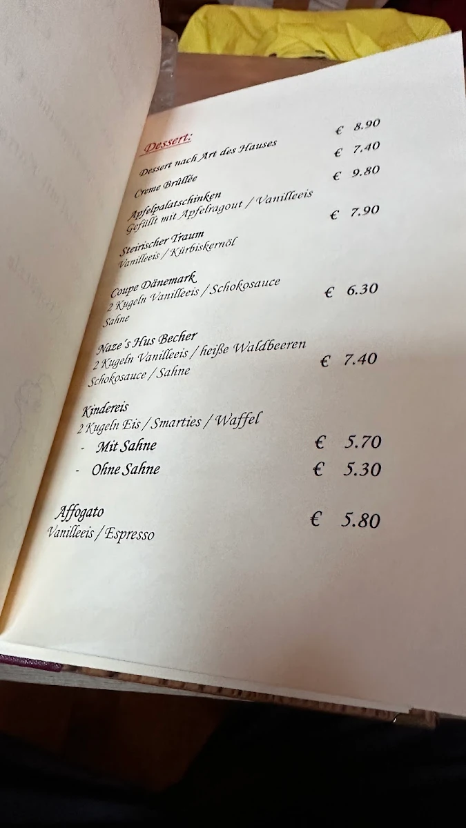 Speisekarte photo 5
