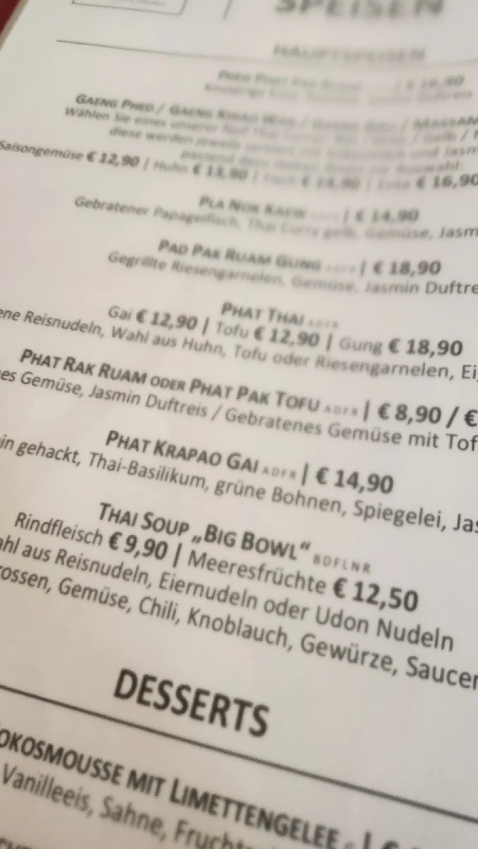 Speisekarte photo 3